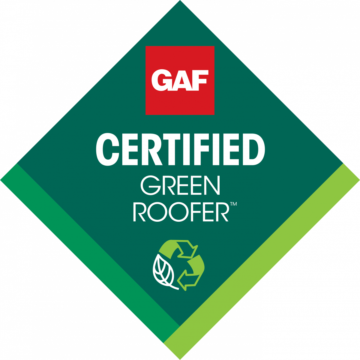 GAF Certfied Green Roofer